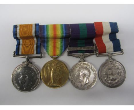 Four to Captain E.W.B.Gibbs, Indian Army,British War and Victory Medal (Capt.E.W.B.Gibbs); General Service 1918-62, one bar, 