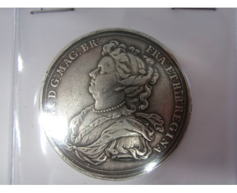 Duke of Marlborough, Cities Captured 1703,silver medal, 42 diam., bust left draped, ANNA. D:G: MAG: BR: FRA: ET. HIB. REGINA.