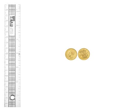 George VI,Proof Sovereign, 1937, bare head left, R.St.George and the dragon date in exergue (S.4076).  A small edge nick, som