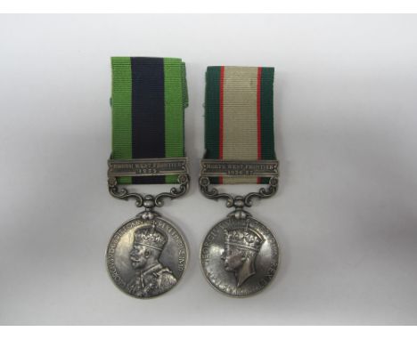 Pair to Lance Naik M.Dar, Indian Army Service Corps,India General Service 1908-35, one bar, North West Frontier 1935 (TB-1714