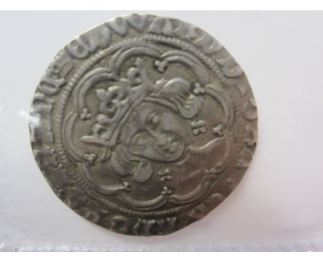 Edward IV, 1461-70,first reign (1461-70), light coinage (1464-70), Groat, 3.13g, London, trefoils on cusps, quatrefoils at ne