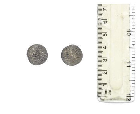 KINGS OF MERCIA, OFFA,Penny, Group II, 1.13g, Bagheard, OFFA REX around cross of lobes with lobes in angles,  R.BEGHHARD (EG 