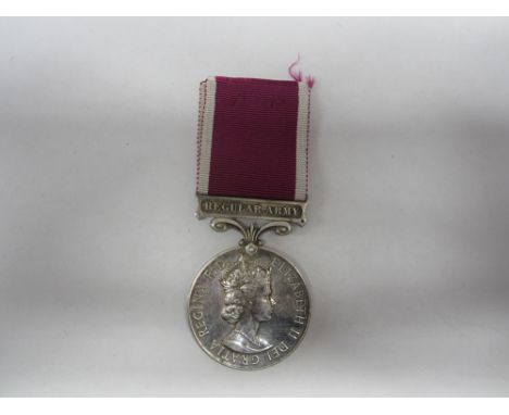 Army Long Service and Good Conduct,E.II.R. (11718 Bdr.A.Debono. RMA.). Good very fine. (1)