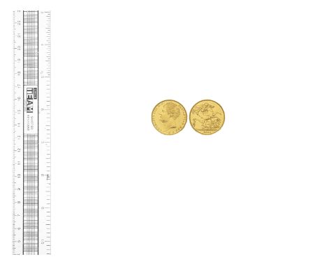 George IV, 1820-30,Two Pounds, 1823, large bare head left, R.St.George and the dragon date in exergue (S.3798).  Light contac