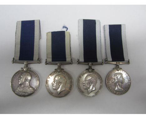 Royal Navy Long Service and Good Conduct,G.V.R. (355425 Salvatore Grima, Painter 2CL H.M.S. Barham.); another Coinage head (K
