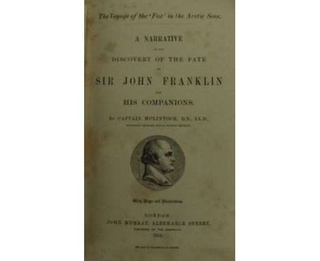 Co. Louth Author  M'Clintock (Capt. F.L.)&nbsp;The Voyage of the 'Fox' in the Arctic Seas, A Narrative of the Discovery of th