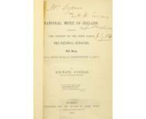 Presentation Copy Conran (M.)&nbsp;The National Music of Ireland containing The History of the Irish Bards, The National Melo