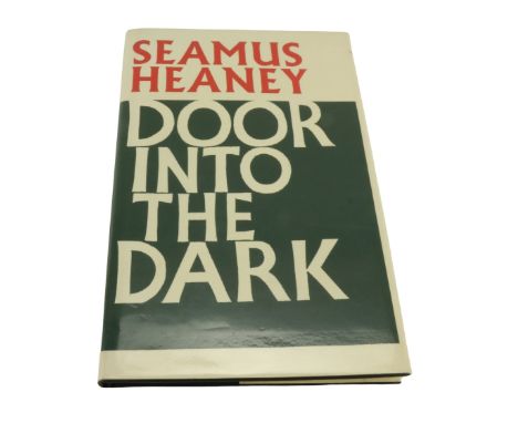 Heaney (Seamus)&nbsp;Door Into the Dark, L. 1969, Faber, orig. cloth in d.w., fine Poetry Book Society Bulletin with Heaney i