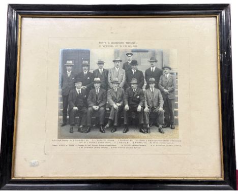 Co. Waterford:&nbsp;&nbsp; Photograph -&nbsp;Ports and Harbour Tribunal, at Waterford 1st to 5th May, 1928, group Photograph 