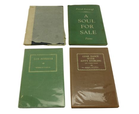 Kavanagh (Patrick)&nbsp;The Great Hunger, 8vo, D. (The Cuala Press) 1942, First Limited Edn., cloth backed blue boards, glass