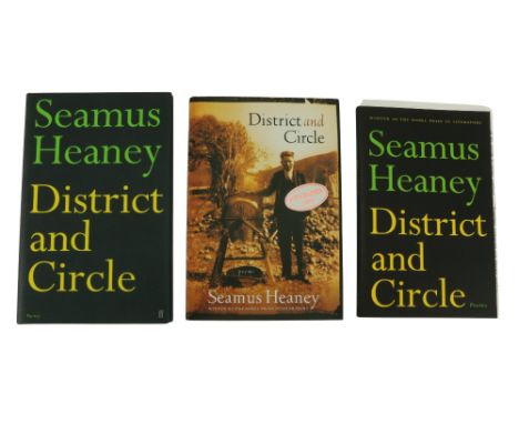 Heaney (Seamus)&nbsp;District and Circle, L. 2006, Faber,&nbsp;First Edn., cl. in d.w., with the Paperback Version; and with 