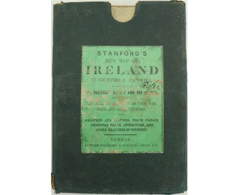 Map:&nbsp; Stanford (Ed.)&nbsp;New Map of Ireland in Counties and Baronies, on the basis of The Ordnance Survey &amp; The Cen