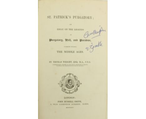 Wright (Thos.)&nbsp;St. Patrick's Purgatory; An Essay on the Legends of Purgatory, Hell and Paradise, current during The Midd