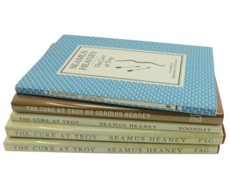 Heaney (Seamus)&nbsp;The Cure at Troy, Field Day, Derry 1990,&nbsp;First Edn., with a paperback copy of the Faber Edition, L.