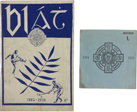 G.A.A. Programme:&nbsp;Official Opening of New Hogan Stand in the 75th Year of the Gaelic Athletic Association, Sunday 7th Ju