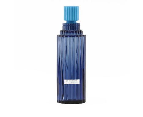 R. Lalique Art Deco Glass "Je Reviens" Factice Perfume Bottle. Signed R. Lalique Made In France, Original Je Reviens Label. G