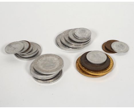DEUTSCHES REICH, Provinz Westfalen, 1921-23, Notgeld,Sammlung von 27 Münzen, bestehend aus: Annette von Droste-Hülshoff, 50 b