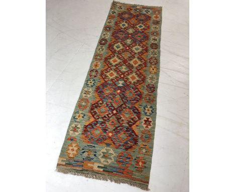 Chobi Kilim runner approx 196cm x 65cm