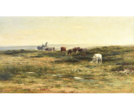 William Darling McKay (British 1844-1924) October MorningOil on canvasSigned and dated 1878 lower left70.5 x 122cm (27¾ x 48 