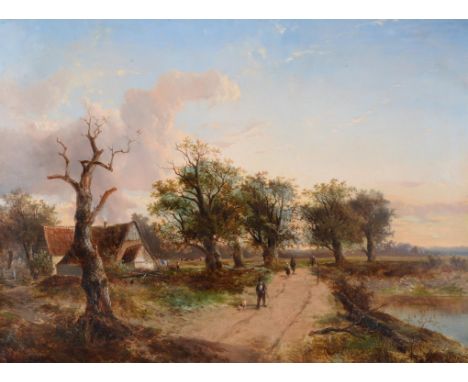Joseph Thors (British 1835-1920)The Hunting PartyOil on canvas Signed and dated 58 lower right 53 x 73cm (20¾ x 28½ in.)Condi