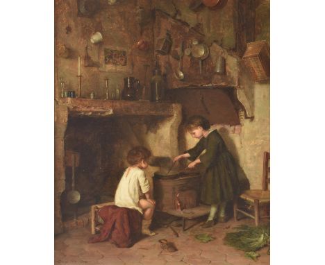 Pierre Edouard Frère (French 1819-1886)The young cookOil on panelSigned and dated 1858 lower left32.5 x 41cm (12¾ x 16 in.)Pr