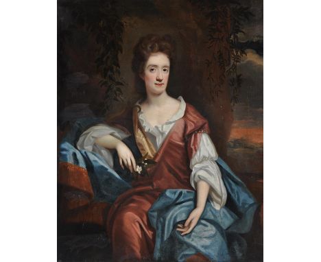 Follower of Michael DahlPortrait of Miss TurnourOil on canvas 126 x 100cm (49½ x 39¼ in.)Provenance:Shillinglee Park, SussexP