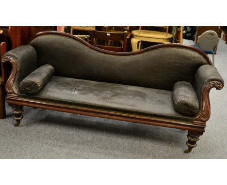 A William IV mahogany framed sofa