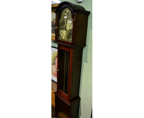 A modern thirty hour longcase clock with Westminster chime