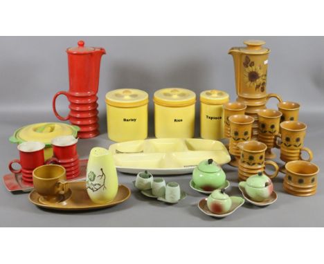 A large collection of Carltonwares to include a tea service, cruet set, conserve dishes, coffee set, etc.