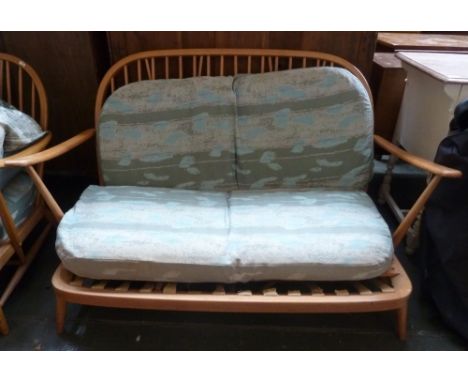 An Ercol two seater sofa with removable cushions, 116 x 77cmH (2/2)