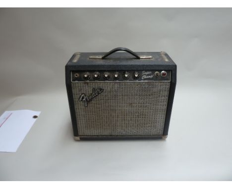 A Fender super champ 15 watt tube amplifier