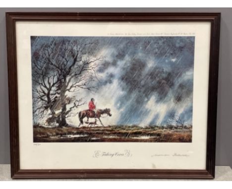 Norman Thelwell limited edition signed print “Taking cover”