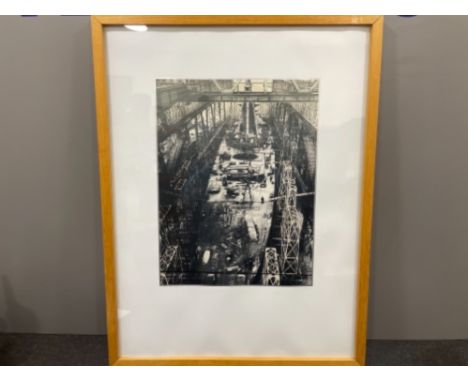 Ivan Polley “on the slipway” screen print - Artists proof 49cm x 37cms