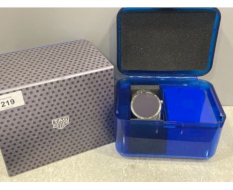 Tag Heuer gents digital watch complete with box and charger