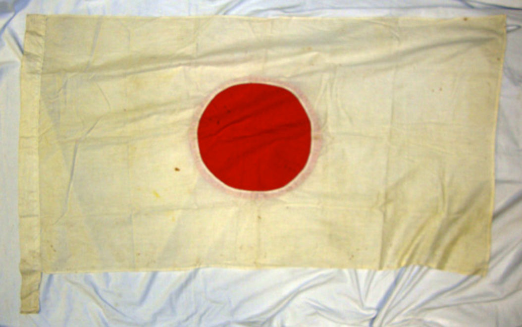 Captured, WW2 Japanese Battle Flag / Ensign Of The Empire ...