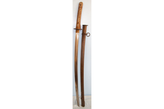 Ww2 Japanese Nco S Type 95 Katana With Seki Swords Company Kokura Arsenal Marks Scabbard T