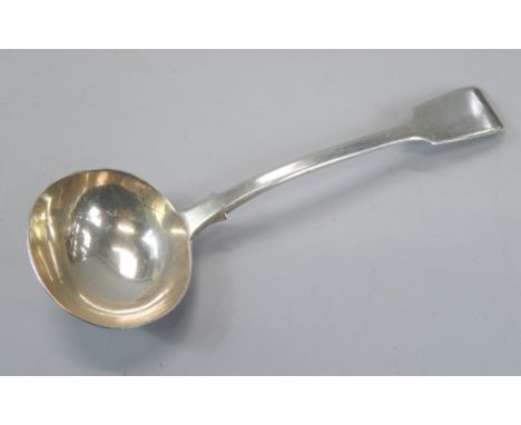 A Victorian Fiddle pattern ladle, London 1845 2¼oz.