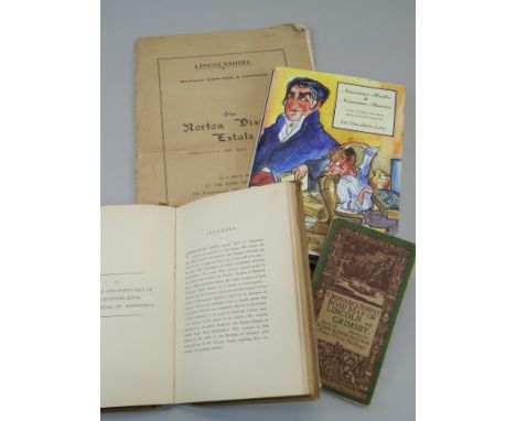 Various books, to include an auction catalogue for the sale of the Norton Disney estate, a copy of Nouveau Riches to Nouveau 