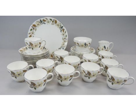 A Wedgwood Beaconsfield pattern part tea service.