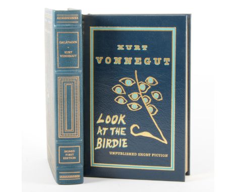 Vonnegut, Kurt, Look at the Birdie , The Easton Press, signed limited first edition, number 98 or 1,000; and Galapagos , The 