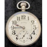 Silver case Bunn Special 60 hour pocket watch