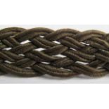 Plaited hair bracelet
