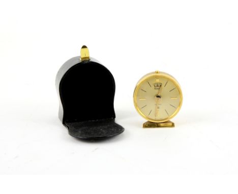 Jaeger Recital 8 day travel alarm clock with case.    