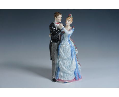 This elegant Royal Doulton bone china figurine is part of the Anniversaries collection. This piece was modeled by Nada Pedley