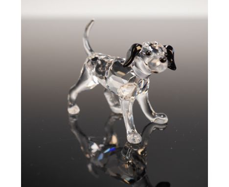 This adorable Swarovski Crystal Dalmatian Puppy Standing figurine is part of The Peaceful Countryside collection. Featuring b