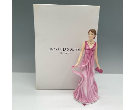 Elegant Royal Doulton figurine titled Julia, model HN5664, crafted from hand-decorated bone china. Featuring a graceful woman