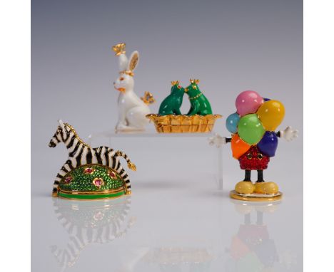 Estee Lauder's collectible solid perfume compacts are renowned for their whimsical artistry and luxurious detailing. This cha