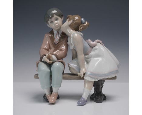 Delightful Lladro porcelain figurine titled Ten &amp; Growing, model number 1007635, sculpted by Francisco Polope. This piece