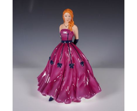 Royal Doulton bone china figurine titled "Happy Birthday 2021," model HN5937, designed by Neil Faulkner. The piece features a