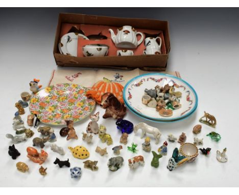 Ceramics - Wade Whimsies; child's tea service, boxed; etc